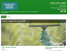 Tablet Screenshot of clearlightwindow.net